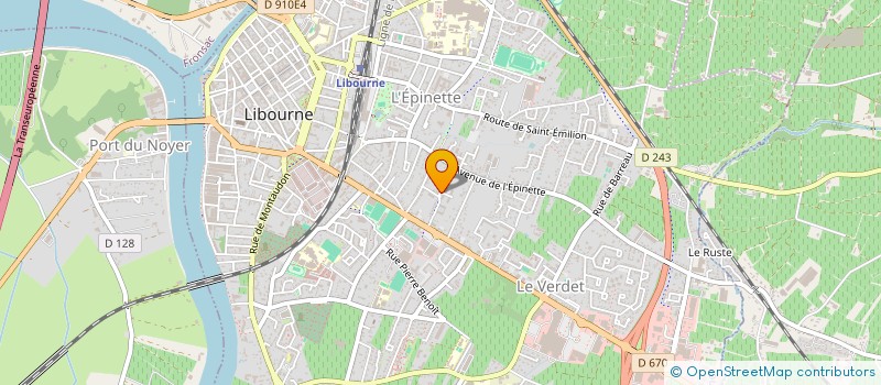 localisation de l'entreprise MONSIEUR GUILLAUME BOYER  LIBOURNE