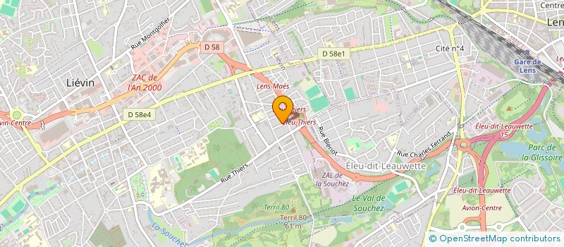 localisation de l'entreprise MONSIEUR GUILLAUME BOYER  LIEVIN