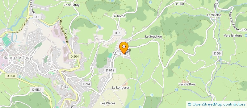 localisation de l'entreprise MONSIEUR GUILLAUME BOYERE  THIZY-LES-BOURGS