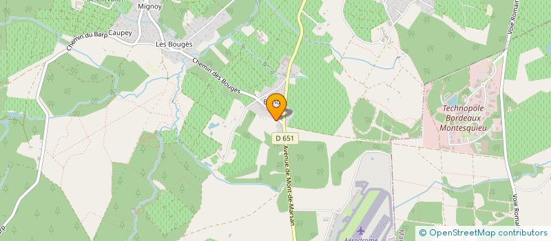 localisation de l'entreprise MONSIEUR GUILLAUME BOZEC  LEOGNAN