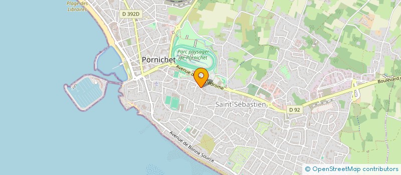 localisation de l'entreprise MONSIEUR GUILLAUME BRACHET  PORNICHET