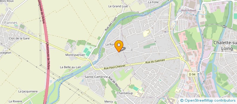 localisation de l'entreprise MONSIEUR GUILLAUME BRADU à PANNES