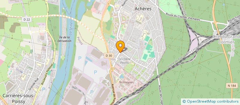 localisation de l'entreprise MONSIEUR GUILLAUME BRANCQ  ACHERES