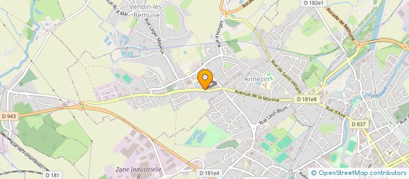 localisation de l'entreprise MONSIEUR GUILLAUME BRASME  VENDIN-LES-BETHUNE