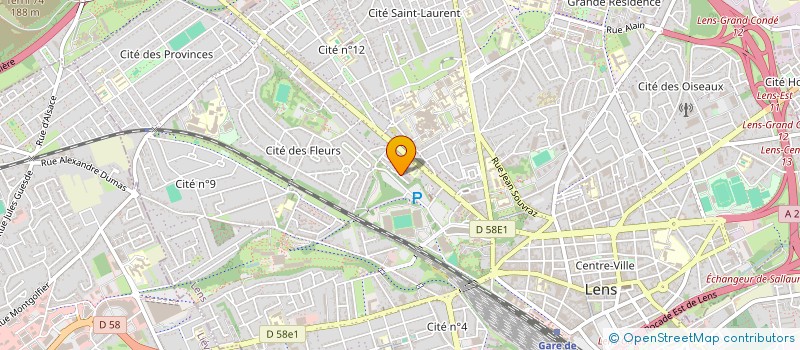 localisation de l'entreprise MONSIEUR GUILLAUME BRAYE  LENS