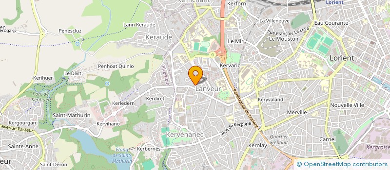 localisation de l'entreprise MONSIEUR GUILLAUME BRENET à LORIENT