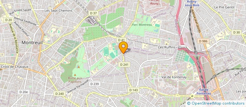 localisation de l'entreprise MONSIEUR GUILLAUME BREON à MONTREUIL