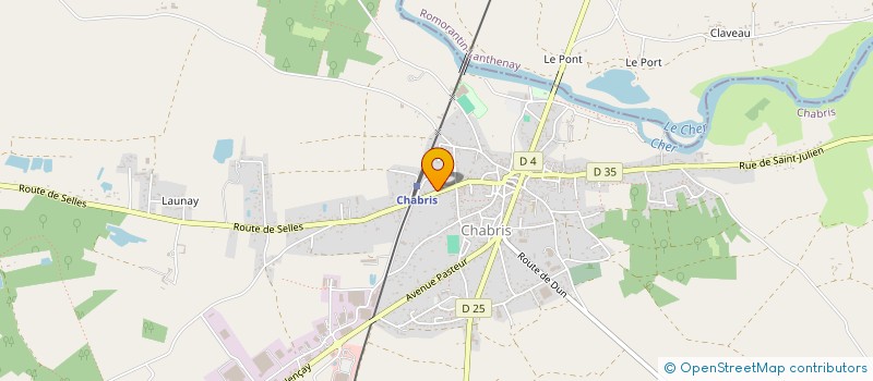localisation de l'entreprise MONSIEUR GUILLAUME BRETIN à CHABRIS