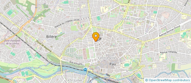 localisation de l'entreprise MONSIEUR GUILLAUME BRIAND à PAU