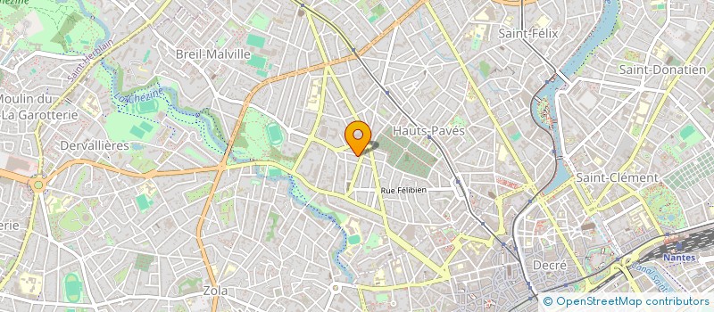 localisation de l'entreprise MONSIEUR GUILLAUME BRIAND à NANTES