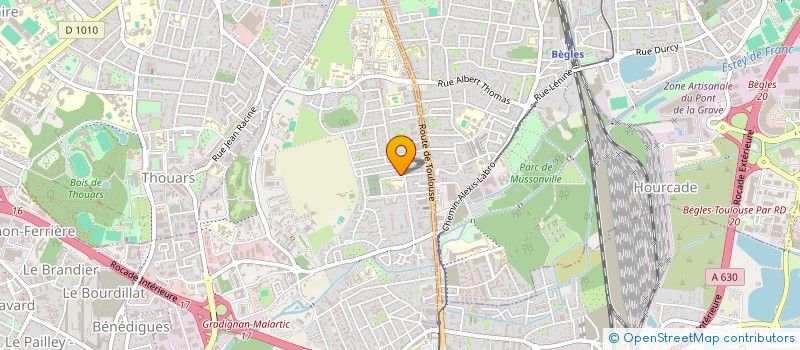 localisation de l'entreprise MONSIEUR GUILLAUME BRIANT  VILLENAVE-D'ORNON