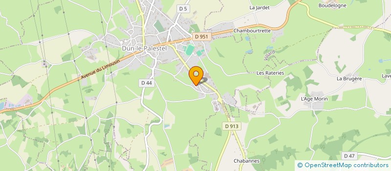 localisation de l'entreprise MONSIEUR GUILLAUME BRIGAND  DUN-LE-PALESTEL