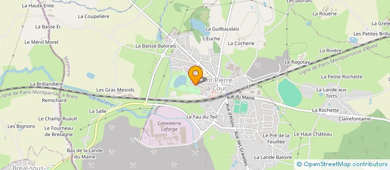 localisation de l'entreprise MONSIEUR GUILLAUME BRISSIER  SAINT-PIERRE-LA-COUR