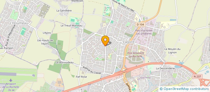 localisation de l'entreprise MONSIEUR GUILLAUME BROCHET  LAGORD