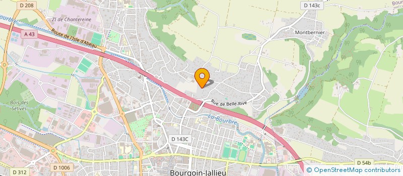 localisation de l'entreprise MONSIEUR GUILLAUME BROSSARD à BOURGOIN-JALLIEU