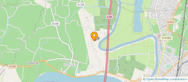 localisation de l'entreprise MONSIEUR GUILLAUME BRU  FRONSAC