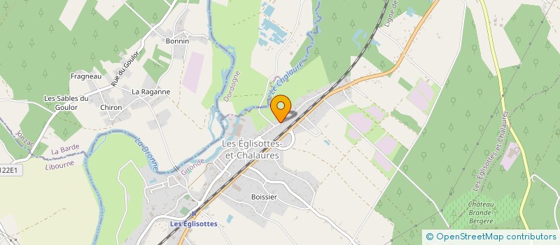 localisation de l'entreprise MONSIEUR GUILLAUME BRUCK  LES EGLISOTTES-ET-CHALAURES