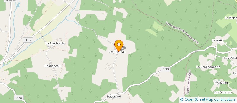 localisation de l'entreprise MONSIEUR GUILLAUME BRUDIEUX  VILLARS