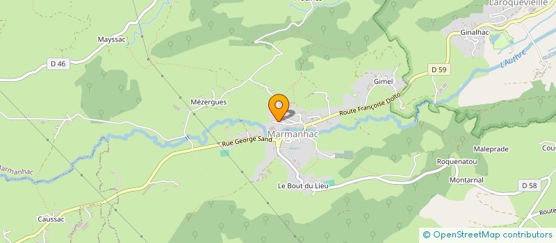 localisation de l'entreprise MONSIEUR GUILLAUME BRUEL à MARMANHAC