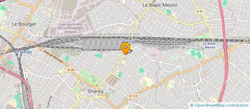 localisation de l'entreprise MONSIEUR GUILLAUME BRUILLON  DRANCY