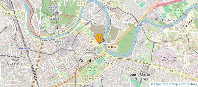 localisation de l'entreprise MONSIEUR GUILLAUME BRUN à GRENOBLE