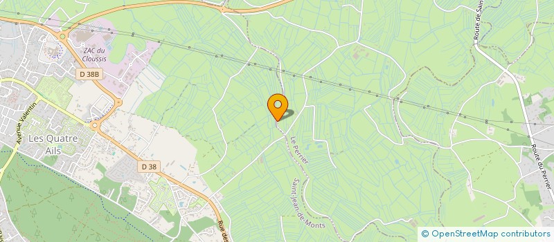 localisation de l'entreprise MONSIEUR GUILLAUME BRUNET à LE PERRIER