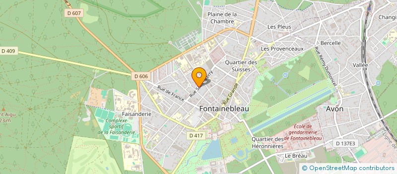 localisation de l'entreprise MONSIEUR GUILLAUME BRUNET  FONTAINEBLEAU