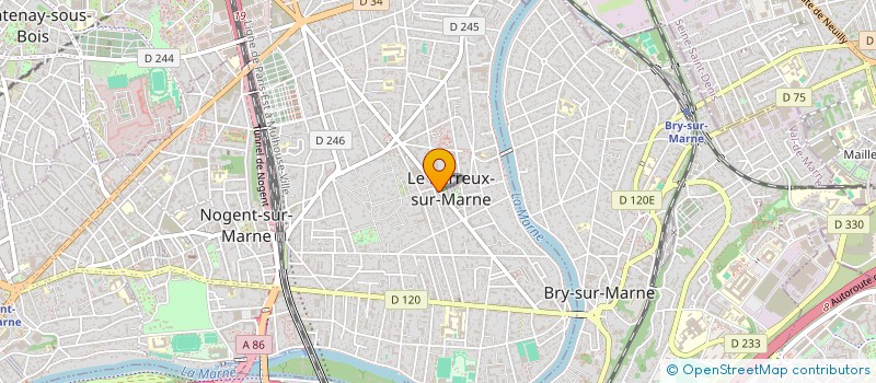 localisation de l'entreprise MONSIEUR GUILLAUME BRYLAK  LE PERREUX-SUR-MARNE