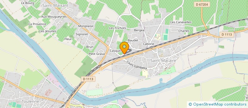 localisation de l'entreprise MONSIEUR GUILLAUME BUELENS  SAINT-MAIXANT