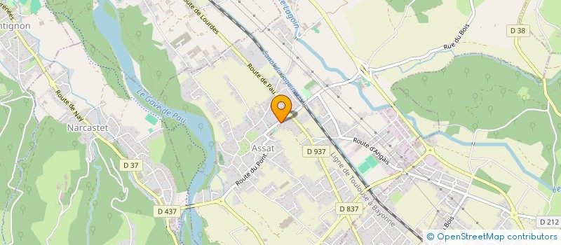 localisation de l'entreprise MONSIEUR GUILLAUME BUFFAT  ASSAT