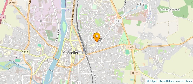 localisation de l'entreprise MONSIEUR GUILLAUME BUFFET  CHATELLERAULT