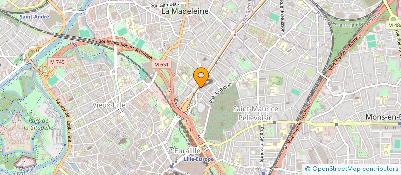 localisation de l'entreprise MONSIEUR GUILLAUME BULTEZ à LA MADELEINE