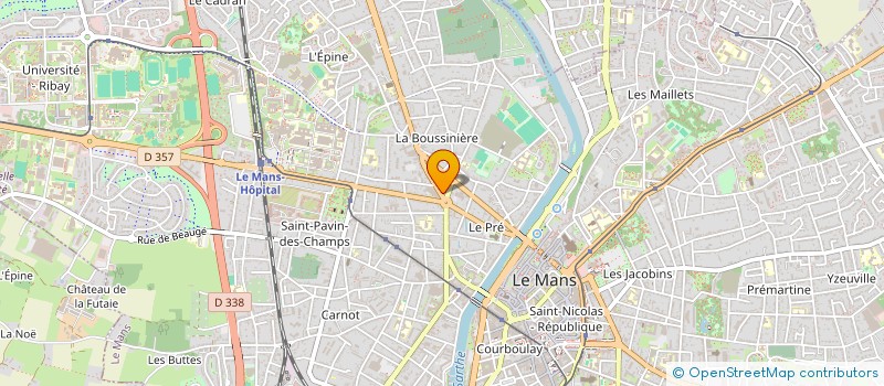 localisation de l'entreprise MONSIEUR GUILLAUME BURE  LE MANS