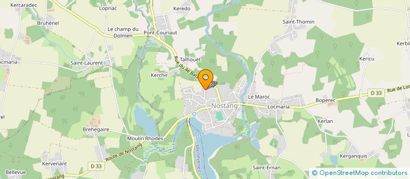 localisation de l'entreprise MONSIEUR GUILLAUME BUREAU  NOSTANG