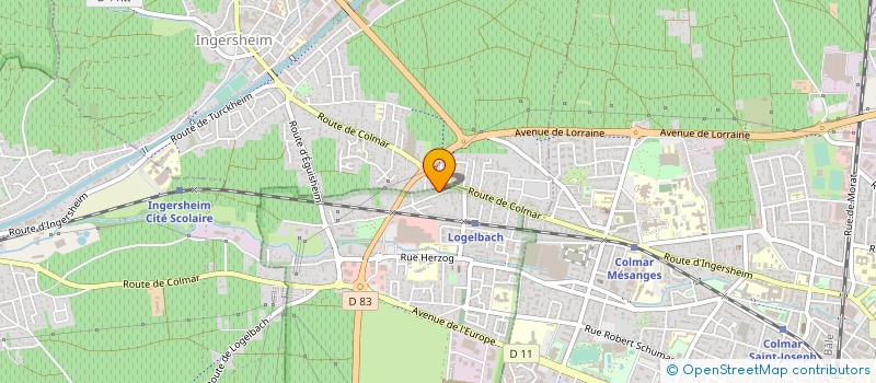 localisation de l'entreprise MONSIEUR GUILLAUME BURGMEIER  WINTZENHEIM