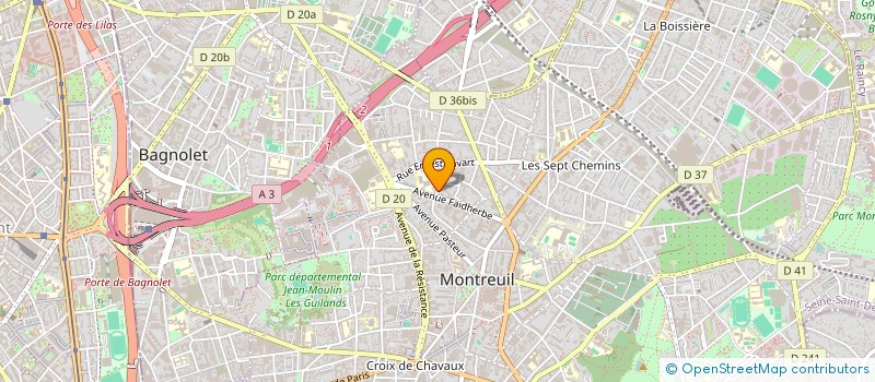 localisation de l'entreprise MONSIEUR GUILLAUME BURSZTYN à MONTREUIL