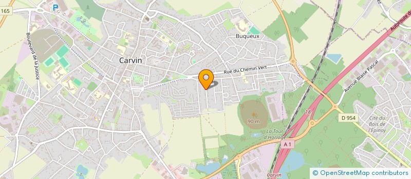 localisation de l'entreprise MONSIEUR GUILLAUME BURY  CARVIN