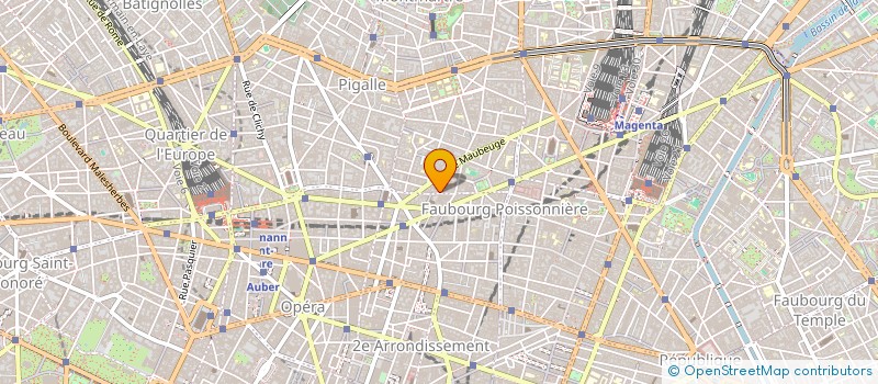 localisation de l'entreprise MONSIEUR GUILLAUME CABARET  PARIS