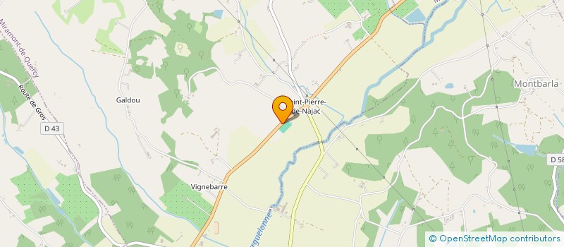 localisation de l'entreprise MONSIEUR GUILLAUME CACHARD  MIRAMONT-DE-QUERCY