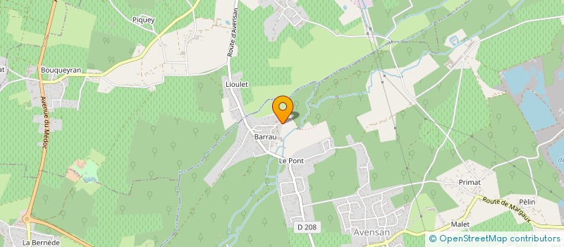 localisation de l'entreprise MONSIEUR GUILLAUME CADE  AVENSAN