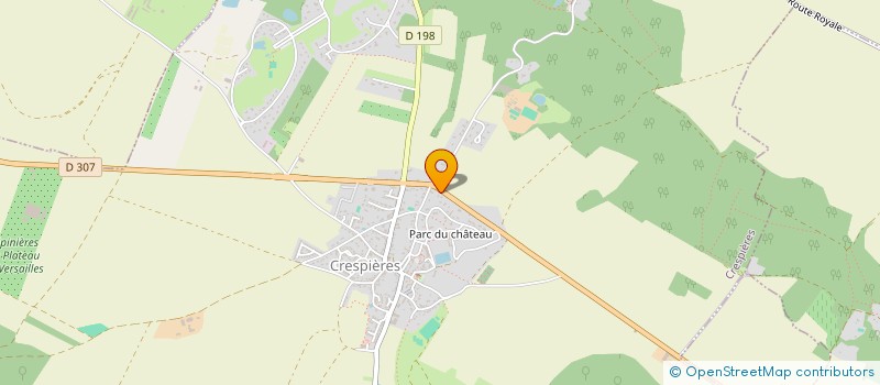 localisation de l'entreprise MONSIEUR GUILLAUME CAFFIN  CRESPIERES