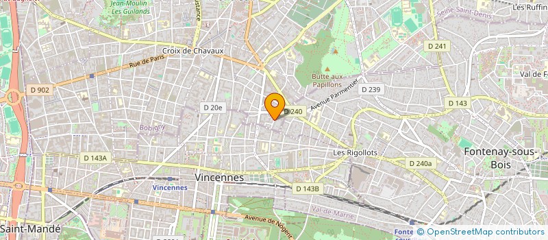 localisation de l'entreprise MONSIEUR GUILLAUME CAILLAUT à MONTREUIL