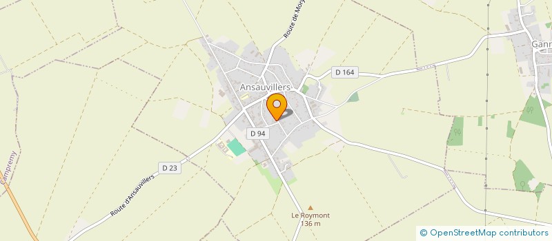 localisation de l'entreprise MONSIEUR GUILLAUME CALVEZ  ANSAUVILLERS