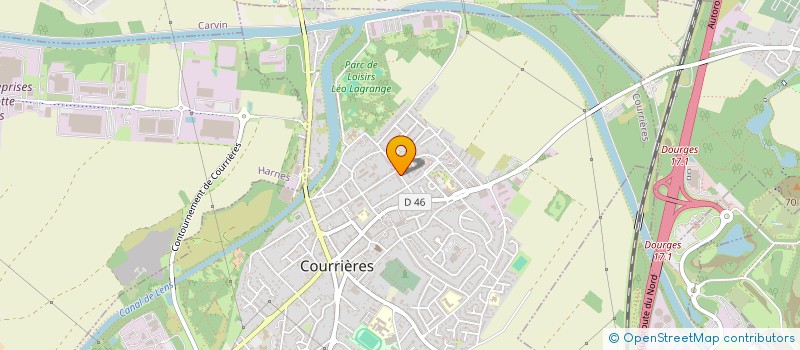 localisation de l'entreprise MONSIEUR GUILLAUME CAMAS  COURRIERES