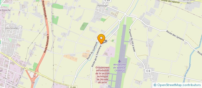 localisation de l'entreprise MONSIEUR GUILLAUME CAMBIANICA  CHABEUIL