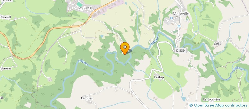 localisation de l'entreprise MONSIEUR GUILLAUME CAMBON  MALEVILLE