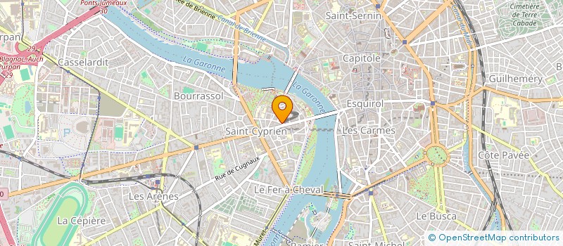 localisation de l'entreprise MONSIEUR GUILLAUME CAMBOURNAC  TOULOUSE