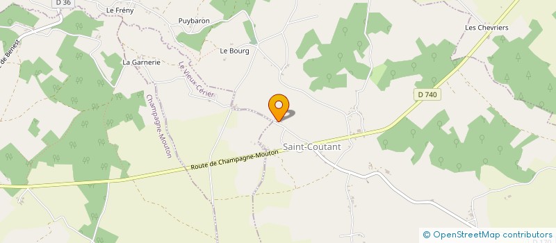 localisation de l'entreprise MONSIEUR GUILLAUME CAMOU à SAINT-COUTANT