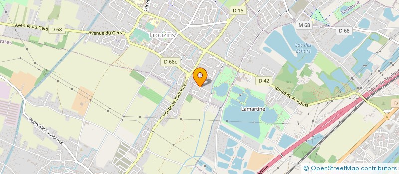 localisation de l'entreprise MONSIEUR GUILLAUME CANAL  FROUZINS