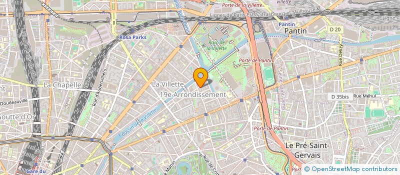 localisation de l'entreprise MONSIEUR GUILLAUME CANALE  PARIS